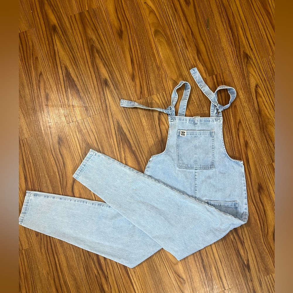 Lucy and Yak denim Dungarees